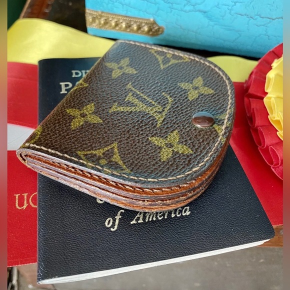 Rare Vintage LOUIS VUITTON Coin Wallet Unisex Handbag Accessory Designer Fashion - Picture 7 of 12
